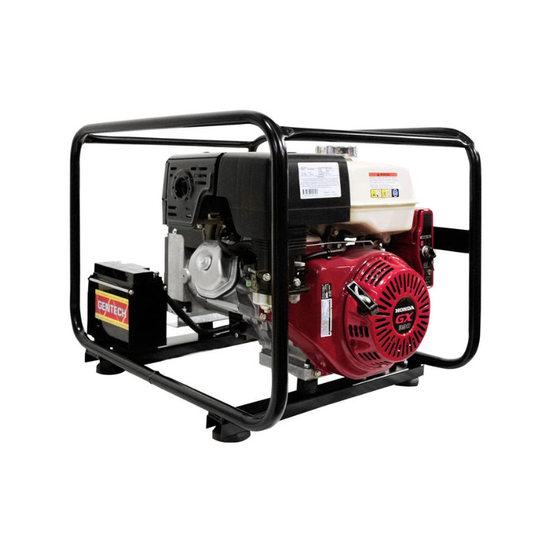 Gentech EP8000HSRE generator with Honda GX390 engine and electric start