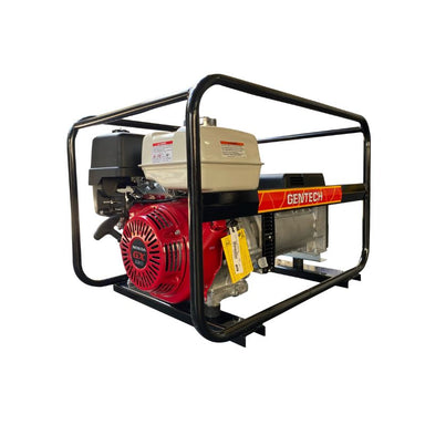 Gentech EP8000HSR generator with Honda GX390 engine and recoil start
