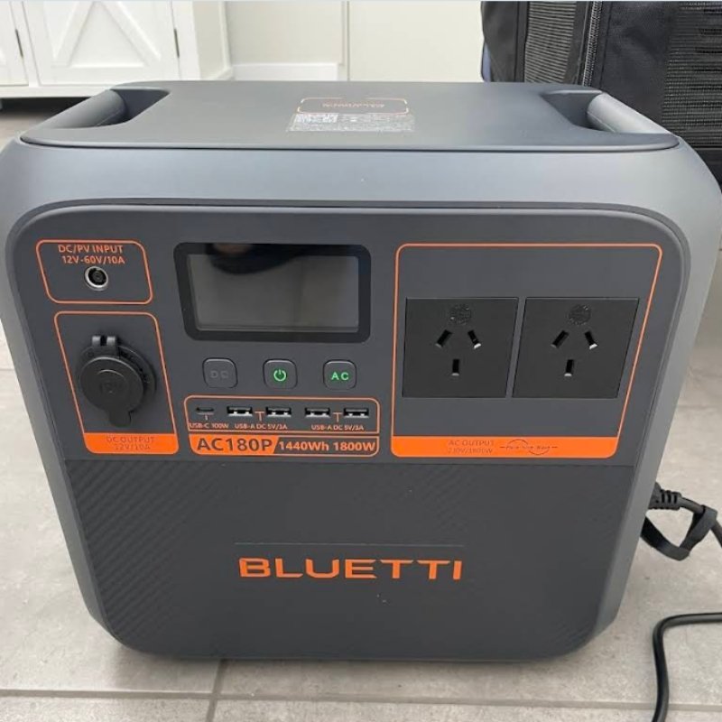 Bluetti AC180P portable power station front view