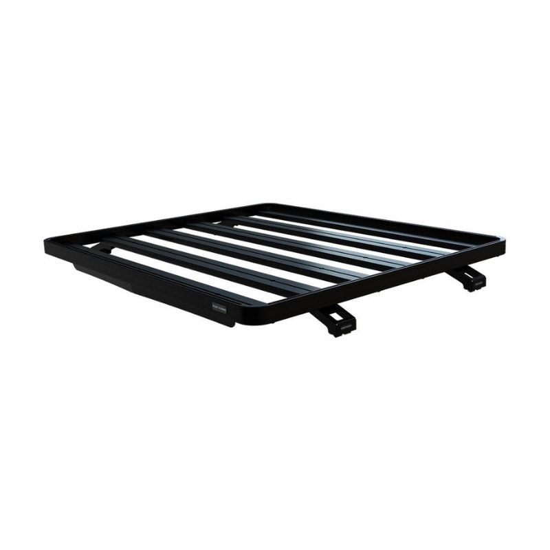 Angled side view of Front Runner Slimline II rack on Toyota Hilux Legend RS bed