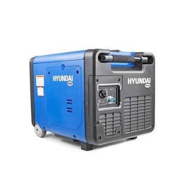 Hyundai HY4000SEi front angle showing control panel