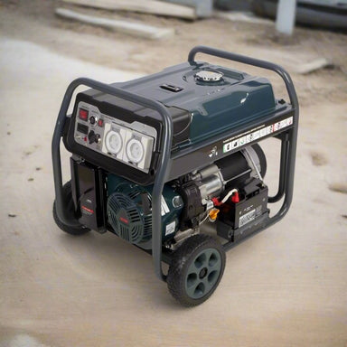 Welling Crossley 8750W generator in angled outdoor view