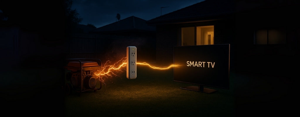 generator surge protector shielding smart tv power safety electricity