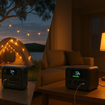 portable power station for camping and home backup scenarios