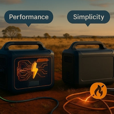 Portable power station comparison performance vs simplicity in Australian outback