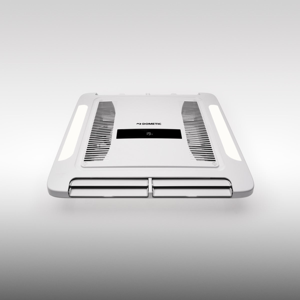Underside of the Mini ADB showing the twin adjustable outlets
