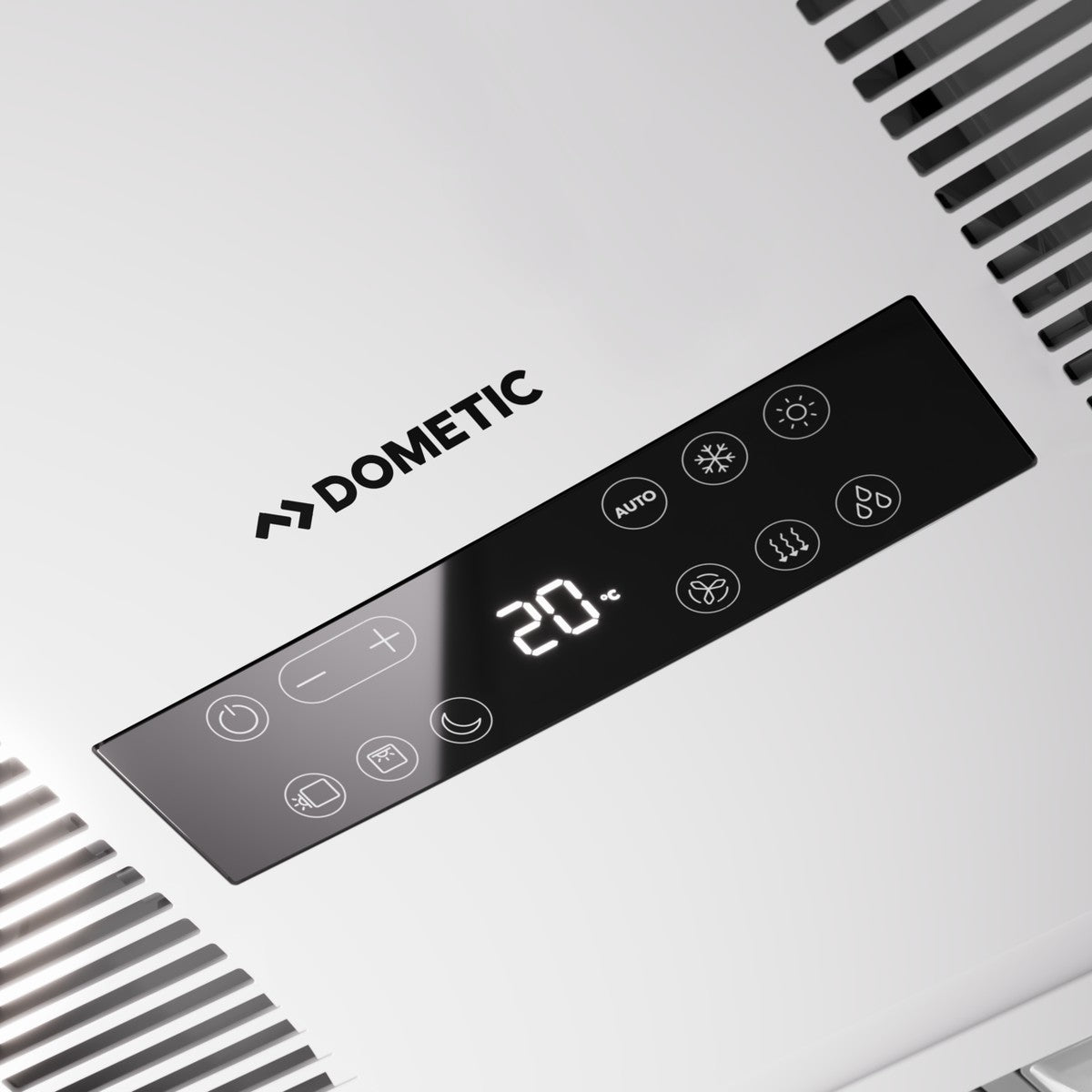Black touch panel on the Mini ADB showing a 20 degree setting