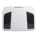 Top-down view of the white Dometic CoolAir RTX 2000 with its twin black intake grilles