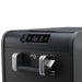 Close view of the Dometic CFX5 colour control display and the two folding aluminium handles