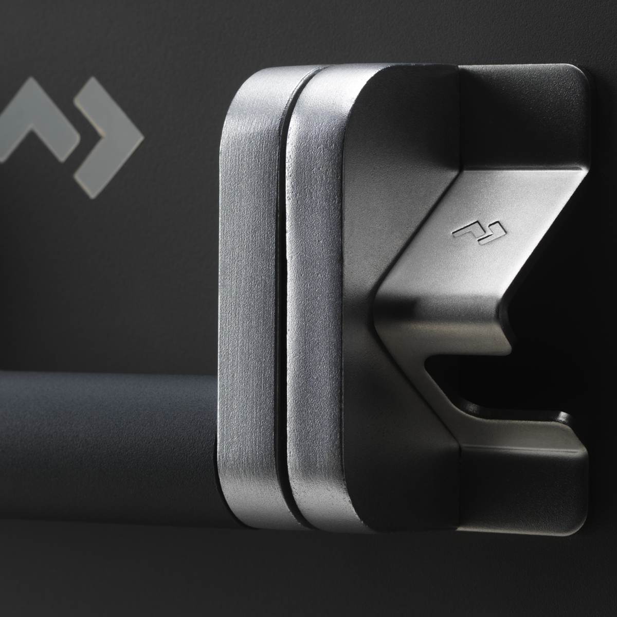 Detail of the self folding aluminium handle and the built in bottle opener on the Dometic CFX5 45