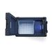 Dometic CFX2 37 with the lid open showing the removable wire basket and LED lit interior