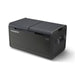 Dometic CFX5 95DZ dual zone portable fridge freezer at a three quarter angle showing both lids closed