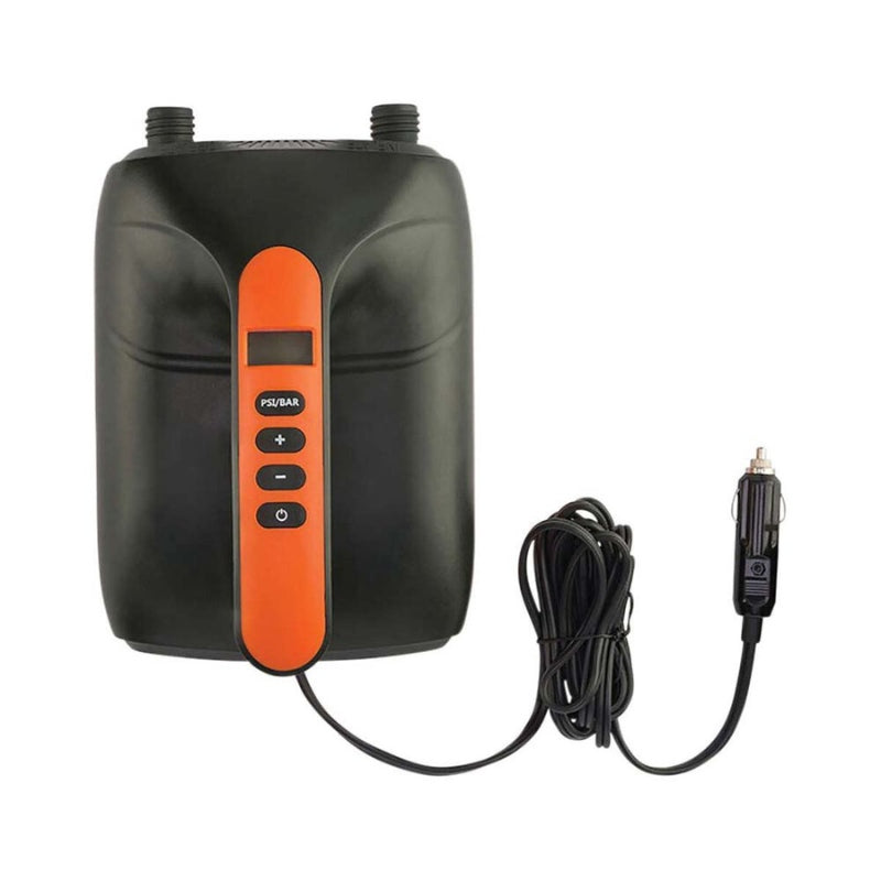 12V Electric Pump with 20 PSI display and 12V car power plug.