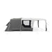 Grey and white Santorini FTK 4x8 TC inflatable tent shown against a plain background