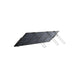 220W lightweight portable bifacial solar panel supported by adjustable kickstands.