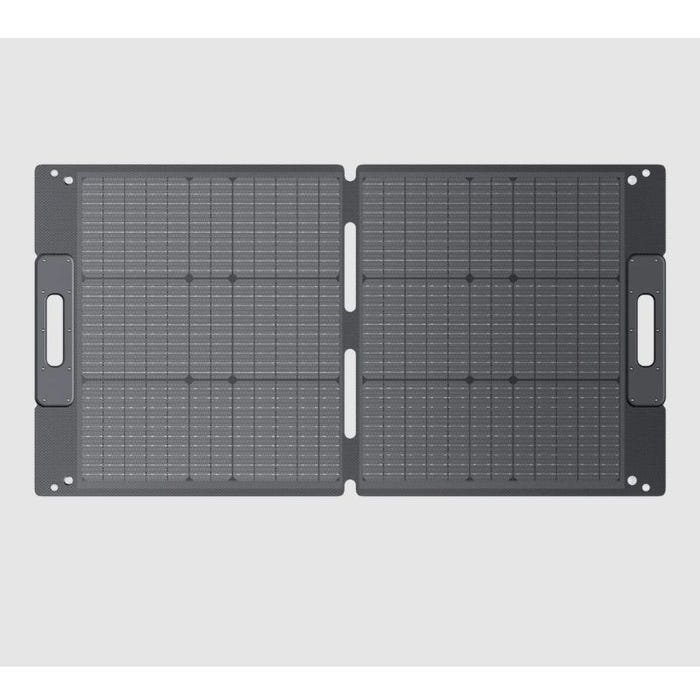BLUETTI 100W Solar Panel in a white background.