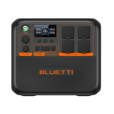 BLUETTI AC200PL Portable Power Station in a white background.