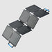 BLUETTI SORA60 Solar Panel 60W folded in a different way.