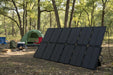 BLUETTI Sora 500 Solar Panel in a camping site.