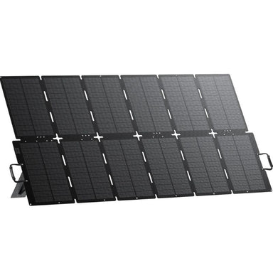 BLUETTI Sora 500 Solar Panel front view in white background.