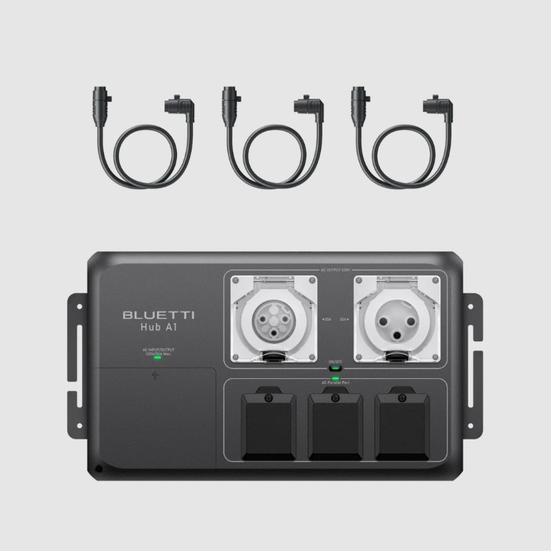 Bluetti Hub A1 Parrallel Box with 3 parrallel connect.