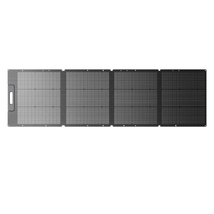 Single panel of the Bluetti 200W Solar Panel in a white background.