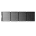 The Bluetti PV200 200W folding solar panel standing open on its kickstands