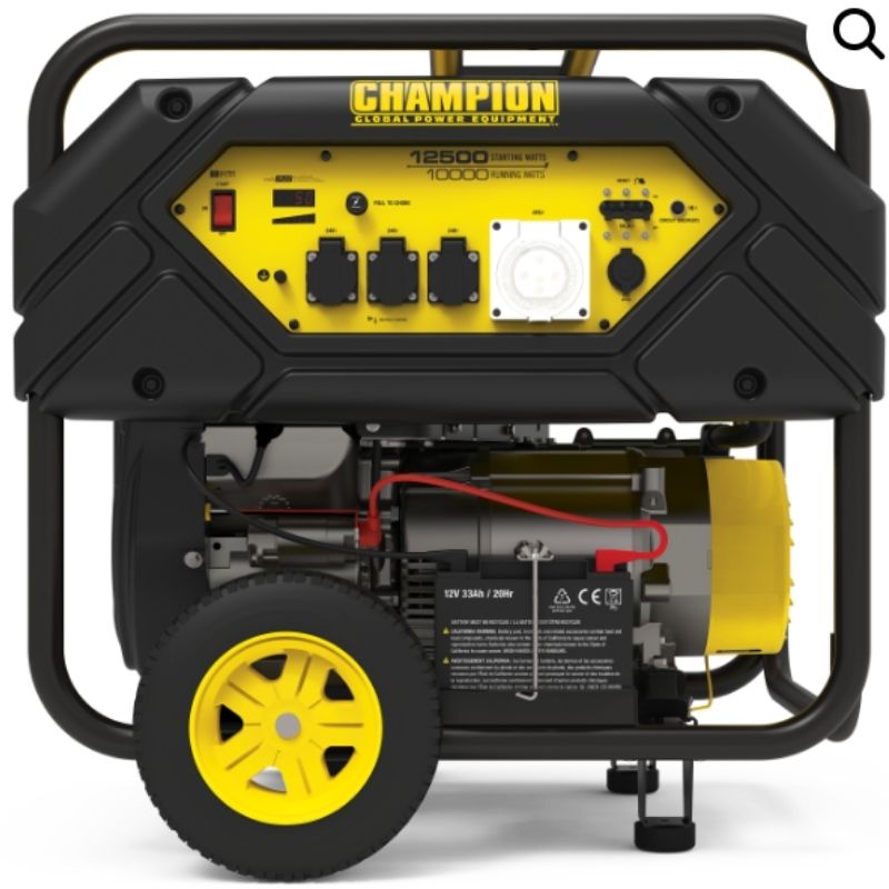 Champion 12 5Kva Generator front view.