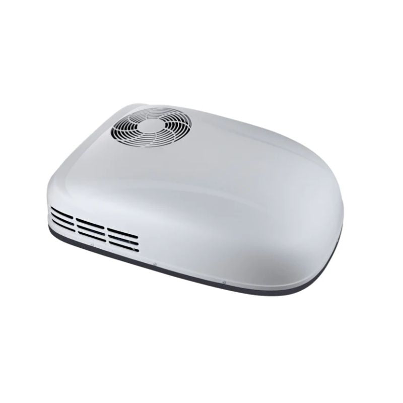 Another view of the Cool-J Super Quiet 48VDC Inverter Rooftop Air Conditioner.