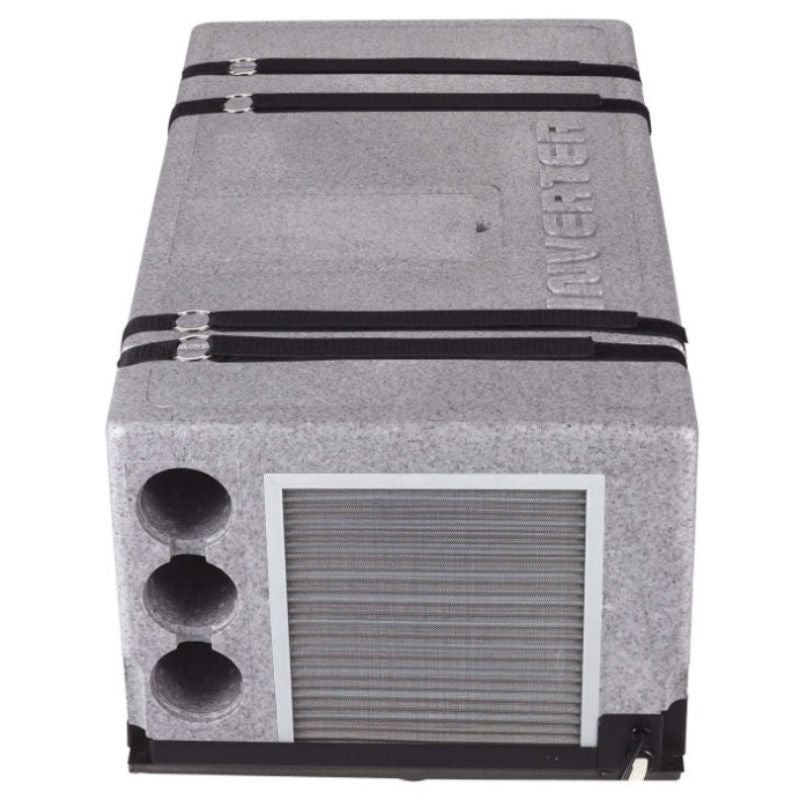 Cool-J iHider220 Inverter Under Bunk Air Conditioner vertical view.