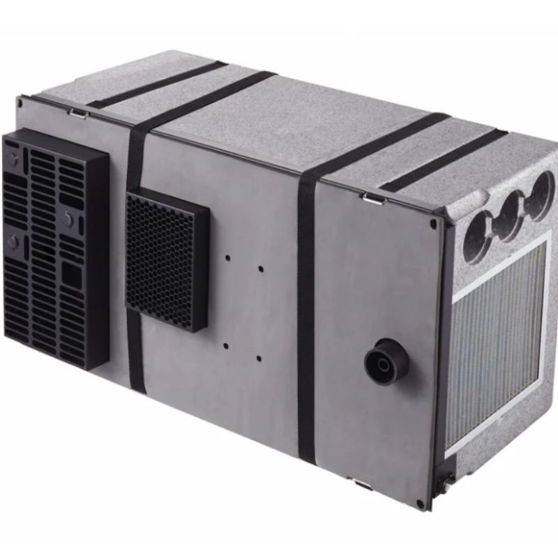 Cool-J iHider220 Inverter Under Bunk Air Conditioner side view.