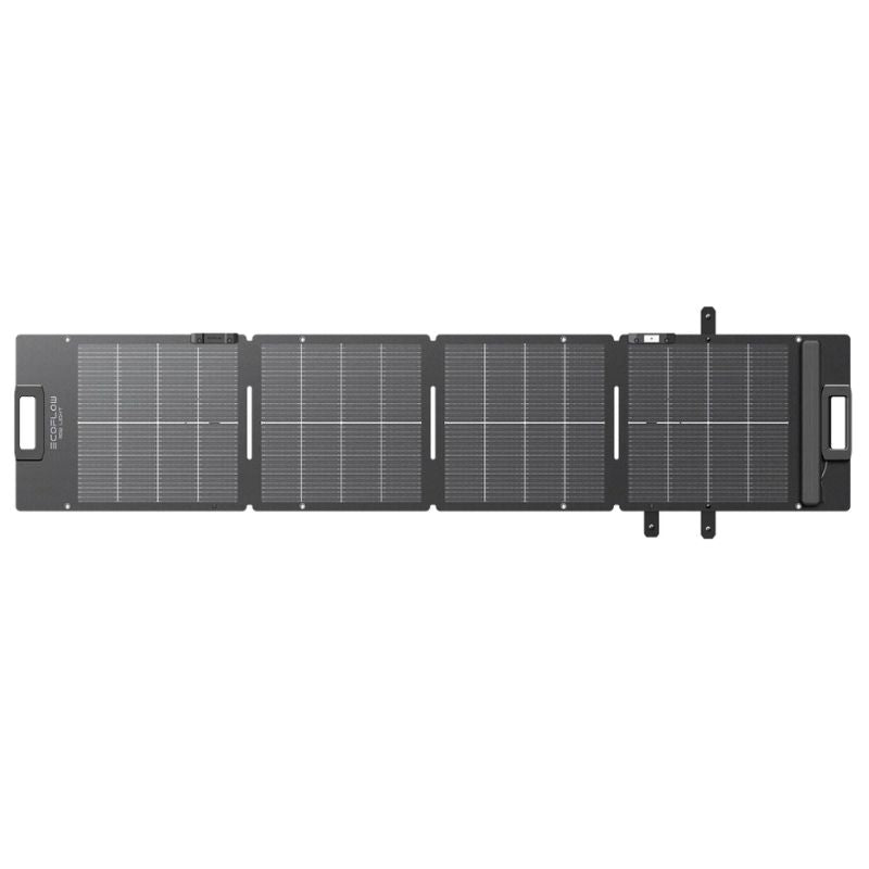 EcoFlow 110W Solar Panel Portable front view in a white background
