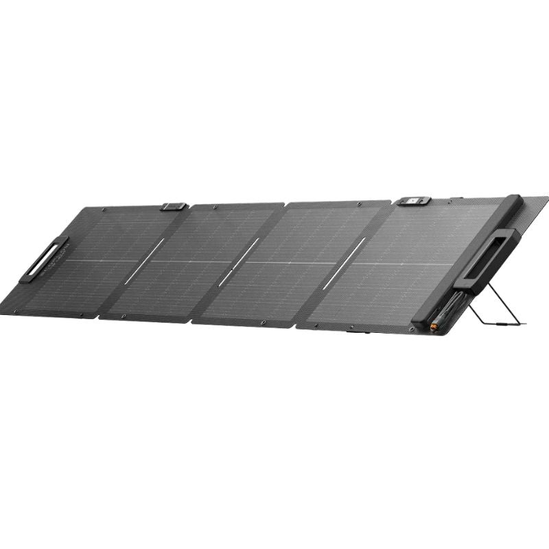 EcoFlow 110W Solar Panel Portable installed