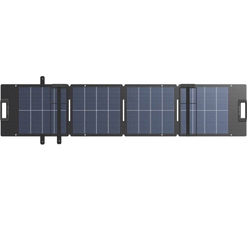 Rear view of the EcoFlow 110W Solar Panel Portable