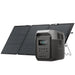 EcoFlow DELTA 3 (1500) Portable Power Station with a solar panel