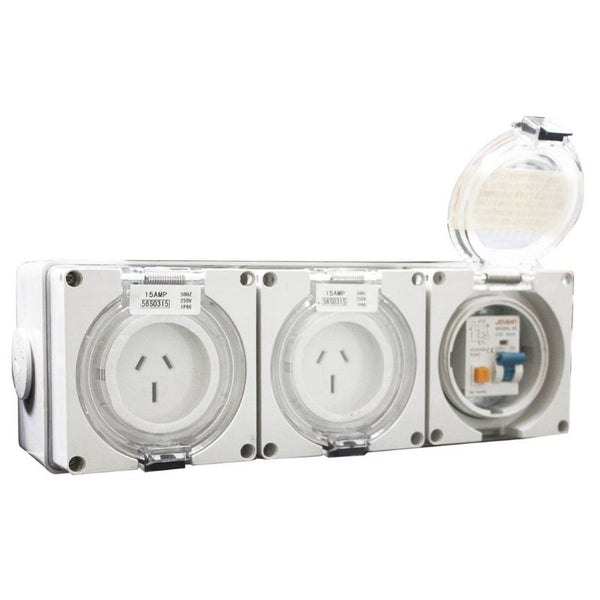 Gentech Earth Leakage Protection - 32 Amp in a white background.