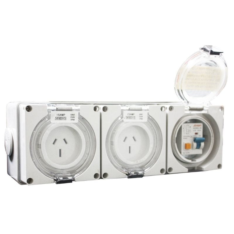 Gentech Earth Leakage Protection - 32 Amp in a white background.
