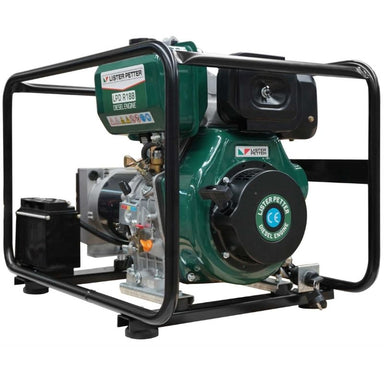 Gentech 7 kVA Lister Powered Diesel Generator with Recoil & E-Start in white background.