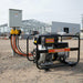 6.8 kVA Yanmar Powered 3-Phase Diesel Generator with Recoil & E-Start at a power site.