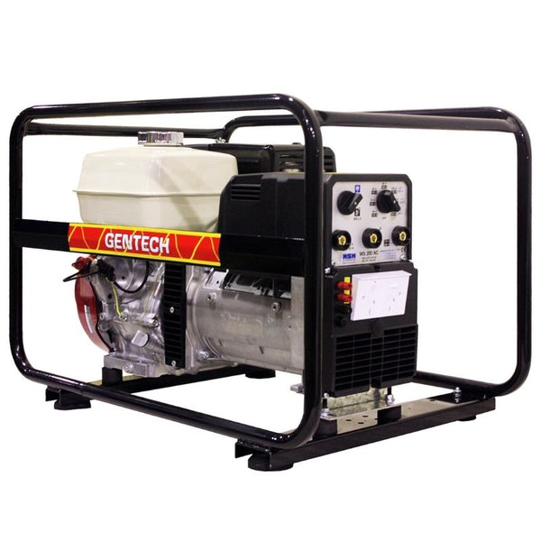 Gentech 6.8 kVA Yanmar Powered Diesel Welder Generator with E-Start in a white background.