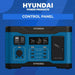 Hyundai HYPS1000 Portable Power Station control panel.
