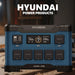 Front view of the Hyundai HYPS2400 Portable Power Station.