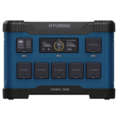 Hyundai HYPS2400 Portable Power Station in a white background.