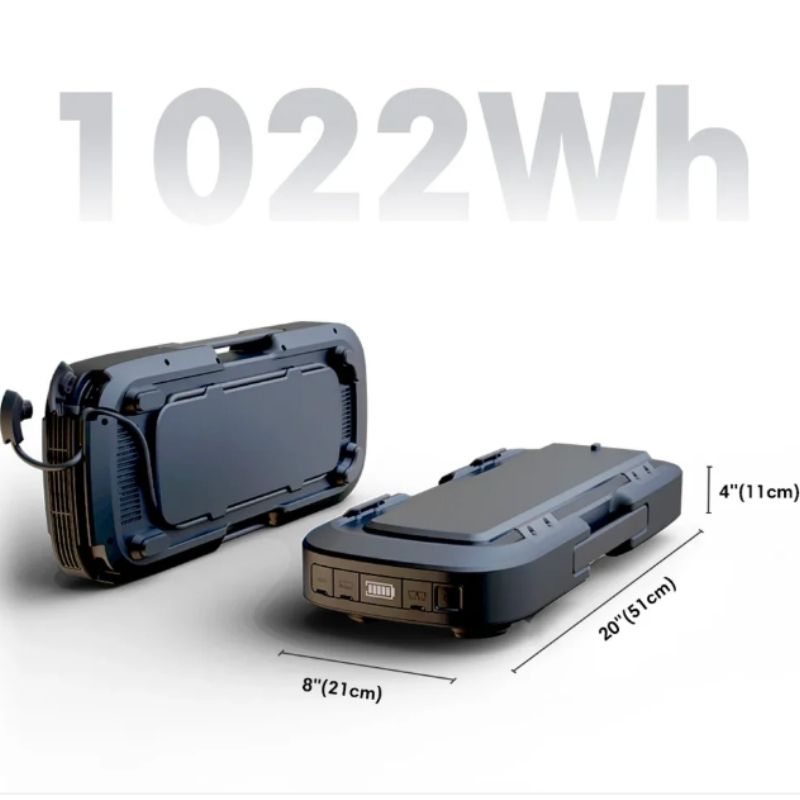 Battery capacity of the Zero Breeze Mark 3 Air Conditioner Smart Battery.