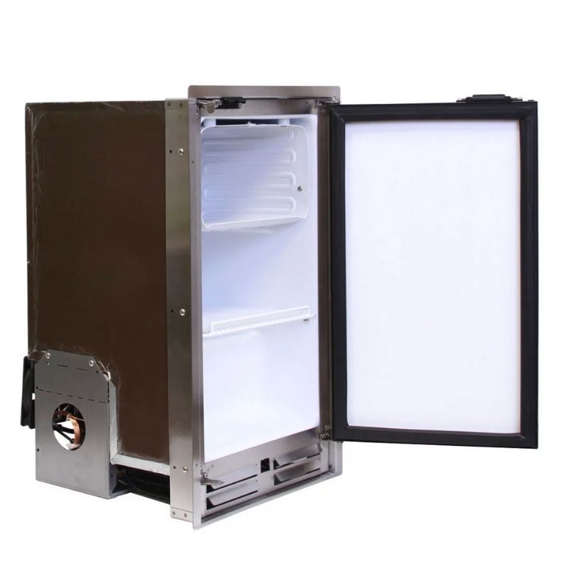 Nova Kool F1200 Fridge open side view.