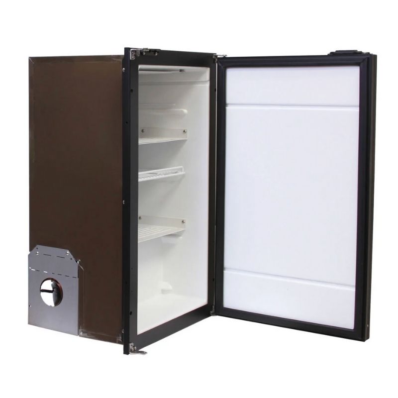 Nova Kool F2300 Fridge open side view.