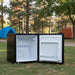 Nova Kool F2600 Fridge at a campsite.