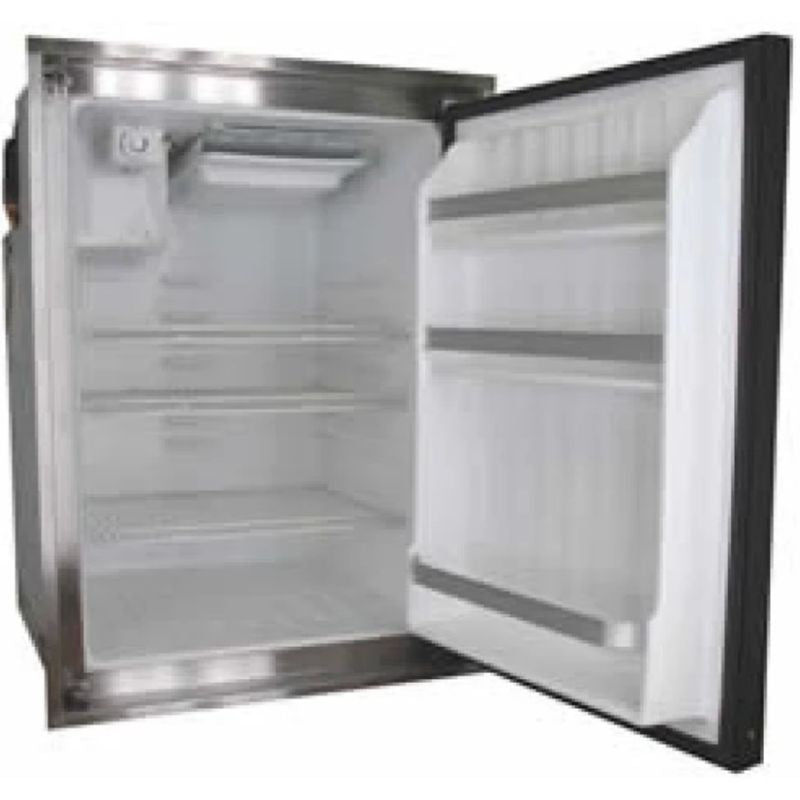 Nova Kool R5812 Fridge open front view in white background.