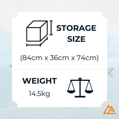 Oru Kayak Coast XT Storage Size and Weight Image