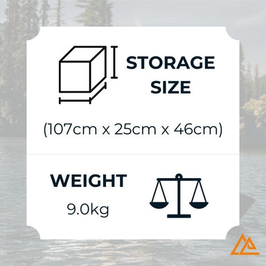 Oru Kayak Inlet Storage Size and Weight Image